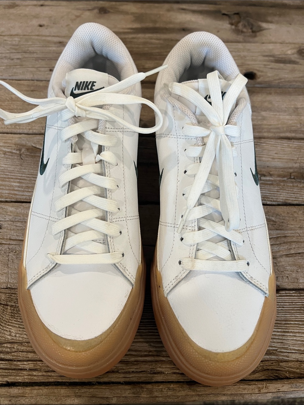 Nike Women’s Court Legacy White Leather Sneakers